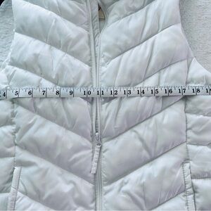 Brand new SO White Quilted Puffer Vest